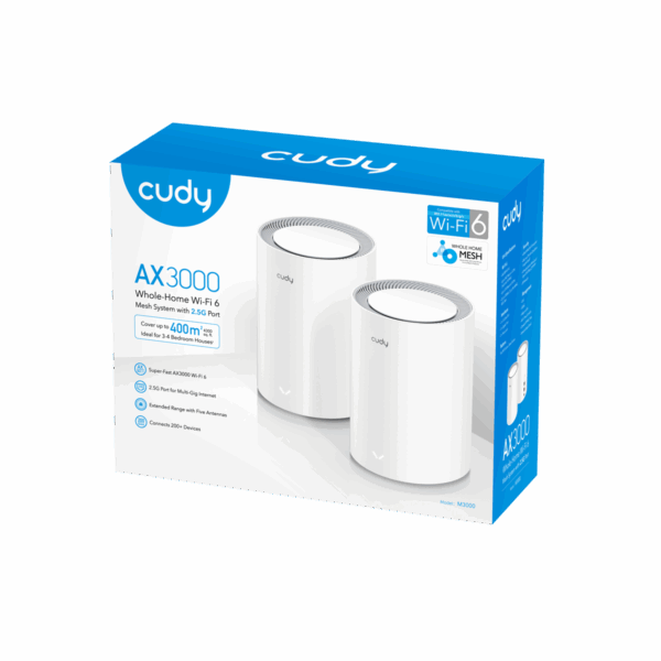 Mesh-система Wi-Fi 6 Cudy AX3000 с портом WAN 2,5 Гбит/с — изображение 7