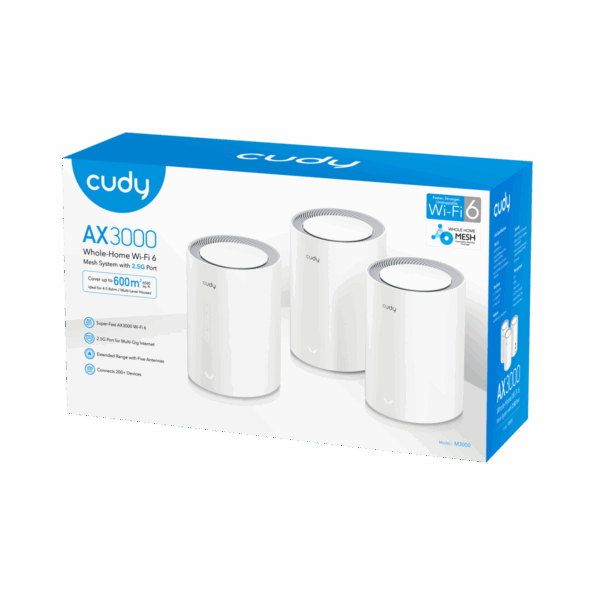 Mesh-система Wi-Fi 6 Cudy AX3000 с портом WAN 2,5 Гбит/с — изображение 8